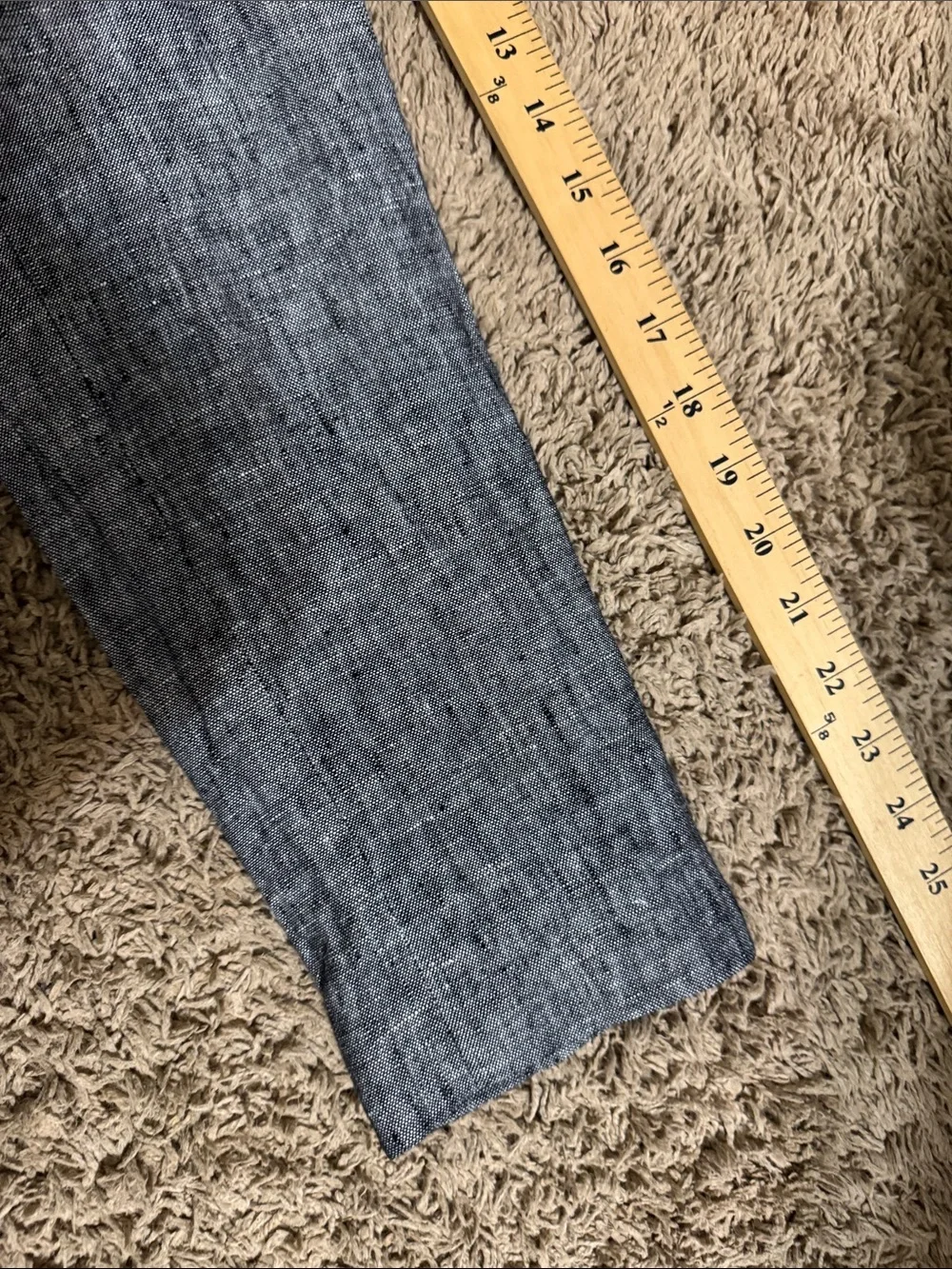J. Crew Heather Gray Linen Single-Button Blazer Womens size 10 Career Minimalist